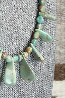Turquoise & Sterling Silver Necklace - Navajo