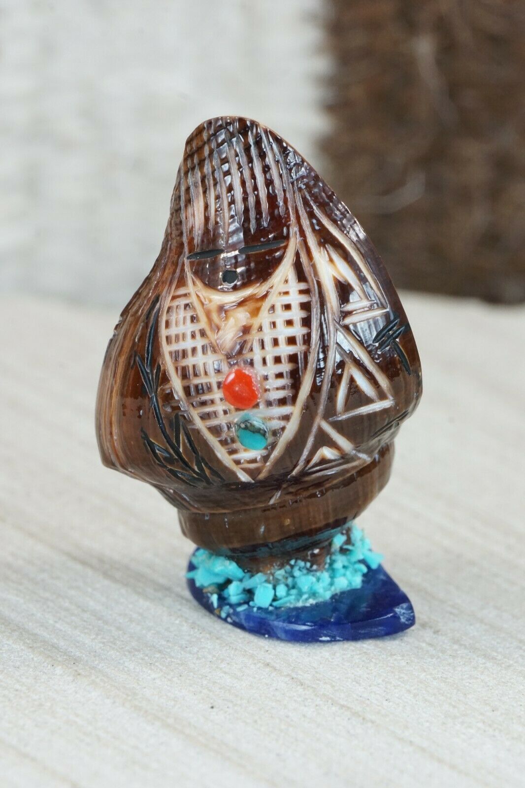 Corn Maiden Zuni Fetish Carving - Gloria Chattin