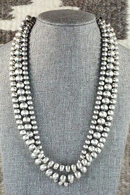 3 Strand Sterling Silver Necklace - Jan Mariano - High Lonesome Trading