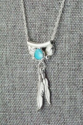 Turquoise & Sterling Silver Necklace - Sharon McCarthy