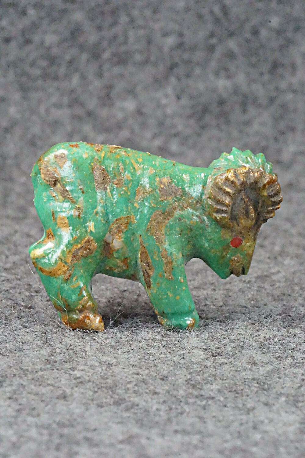 Ram Zuni Fetish Carving - Andres Quandelacy