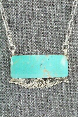 Turquoise & Sterling Silver Necklace - Greg Yazzie