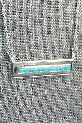 Turquoise & Sterling Silver Necklace - Laurie Kallestewa