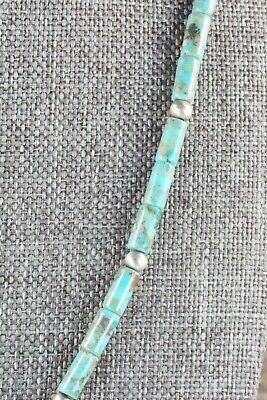 Turquoise & Sterling Silver Necklace - Navajo