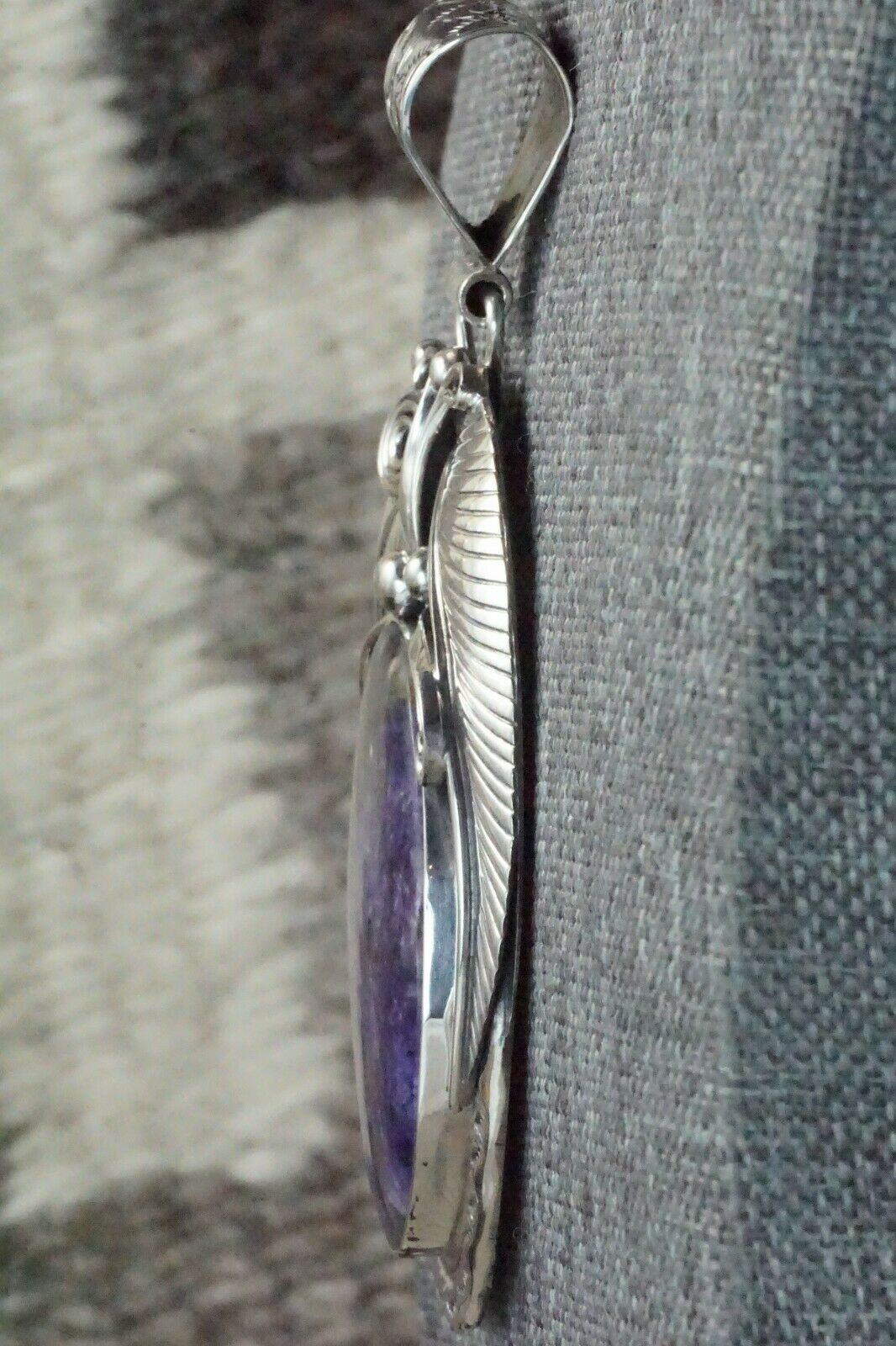 Charoite & Sterling Silver Pendant - Davey Morgan