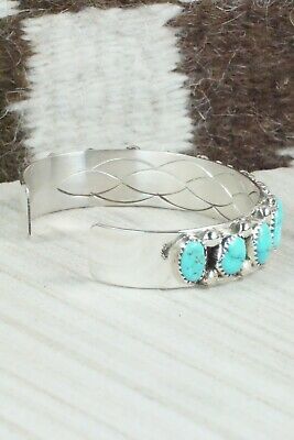 Turquoise & Sterling Silver Bracelet - Darlene Begay