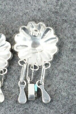 Turquoise & Sterling Silver Earrings - Harley Dickson