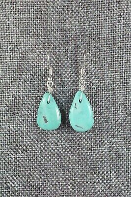 Navajo Turquoise and Sterling Silver Earrings - Native American