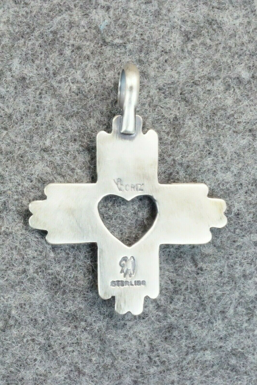 Sterling Silver Zia Pendant - Raymond Coriz