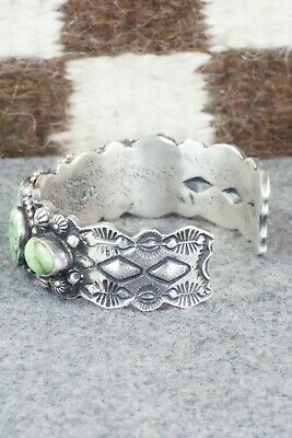 Turquoise & Sterling Silver Bracelet - Shawn Cayatineto