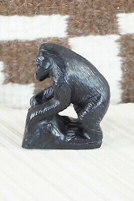 Chimpanzee Zuni Fetish Carving - Derrick Kaamasee