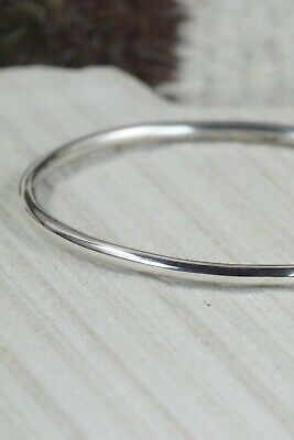 Navajo Sterling Silver Bangle Cuff - Elaine Tahe