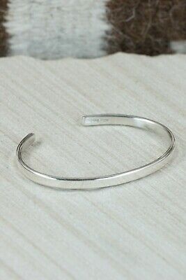 Navajo Sterling Silver Bracelet - Elaine Tahe