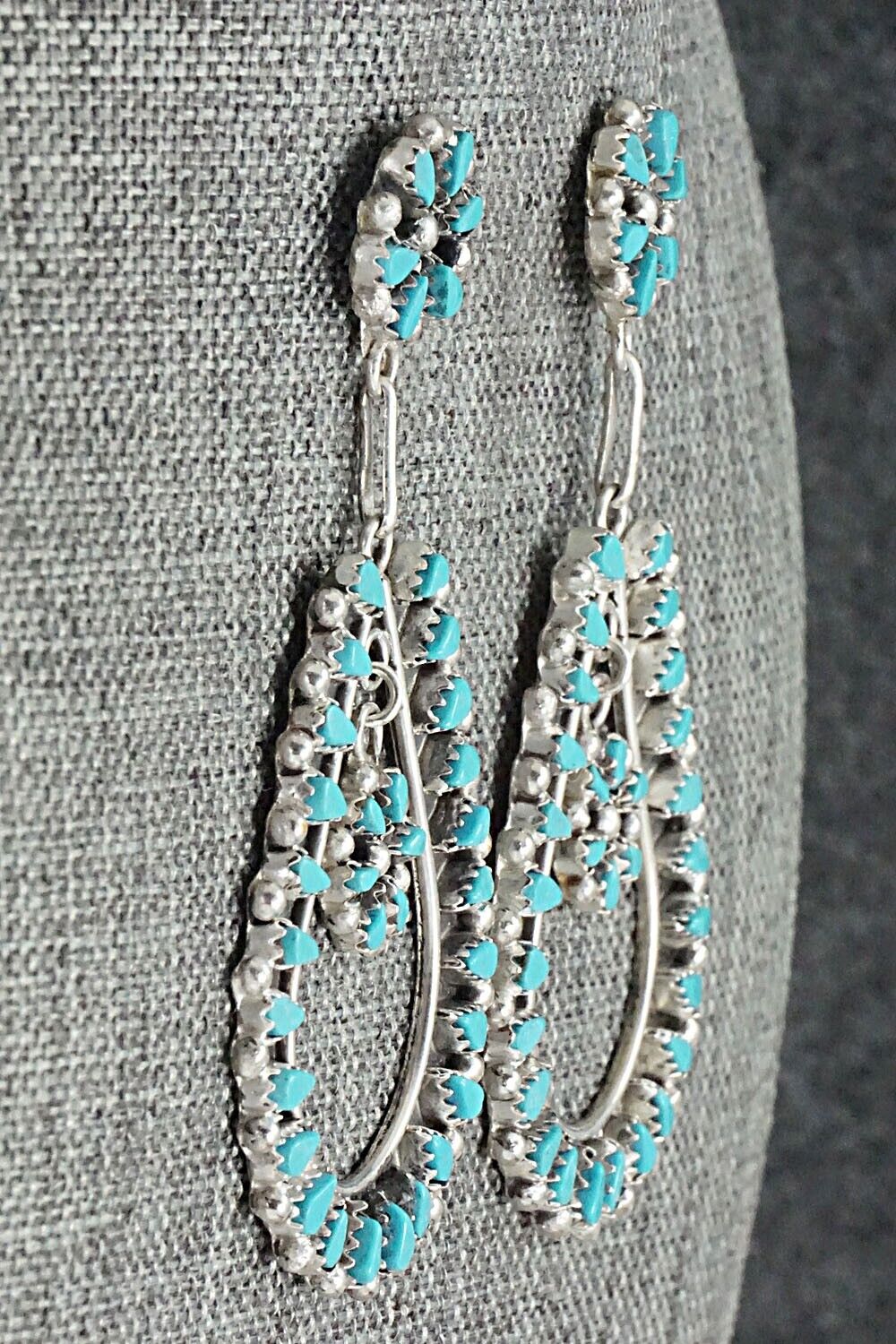Turquoise & Sterling Silver Earrings - Tricia Leekity
