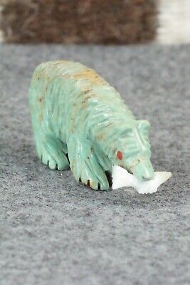 Bear Zuni Fetish Carving - Andres Quandelacy