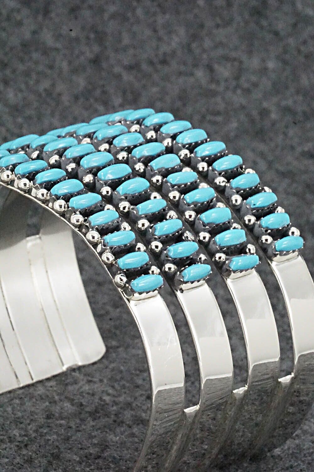 Turquoise & Sterling Silver Bracelet - Veronica Martza