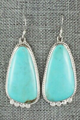 Turquoise & Sterling Silver Earrings - Sharon McCarthy
