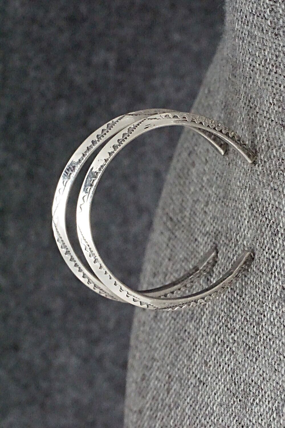 Sterling Silver Hoop Earrings - Elaine Tahe