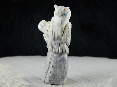 Owl - Zuni Fetish - Allison White - Zuni Owl Carving - Native American - High Lonesome Trading