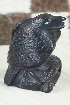 Crow Zuni Fetish Carving - Derrick Kaamasee