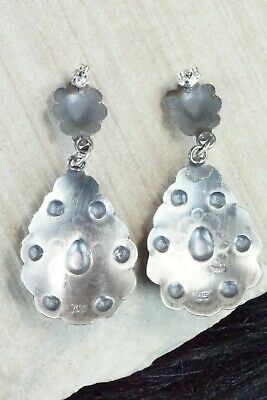 Turquoise & Sterling Silver Earrings - Tim Yazzie