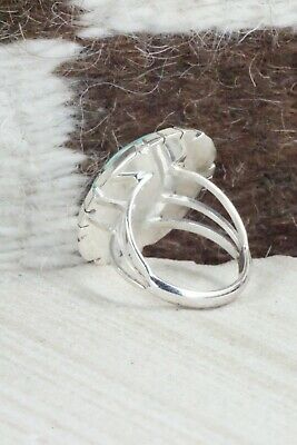Turquoise & Sterling Silver Ring - Samuel Yellowhair - Size 7.5