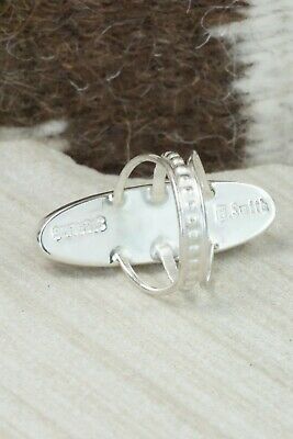 Spiny Oyster & Sterling Silver Ring - Harold Smith - Size 6.25