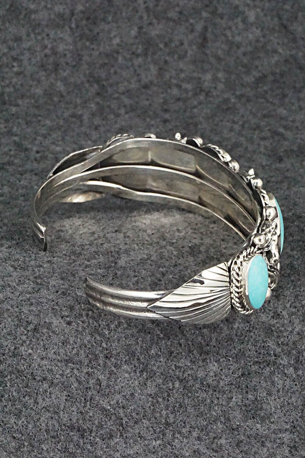 Turquoise & Sterling Silver Bracelet - Bobby Platero