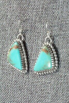 Turquoise & Sterling Silver Earrings - Alvin Joe