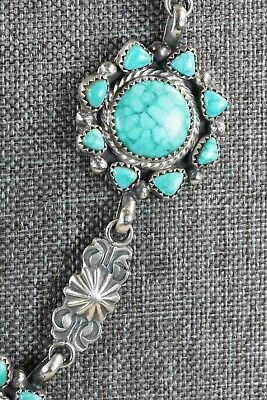 Turquoise & Sterling Silver Necklace - Annie Spencer - Navajo