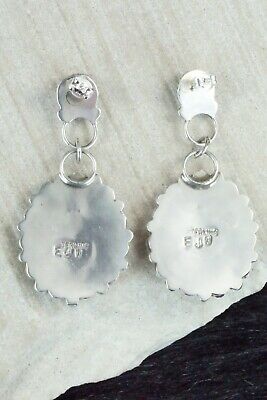 Turquoise & Sterling Silver Earrings - Eunise Wilson