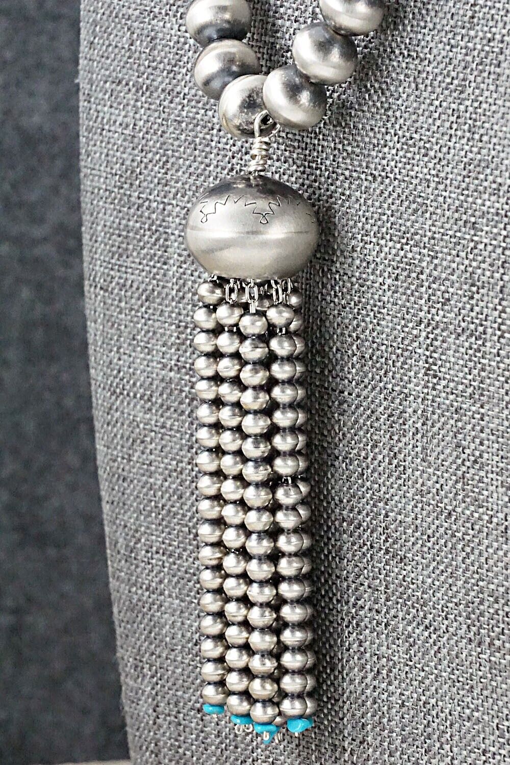 Turquoise & Navajo Pearl Necklace - Jan Mariano