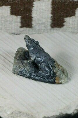 Badger Zuni Fetish Carving - Herbert Him - High Lonesome Trading
