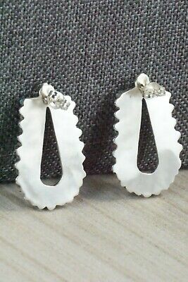 Turquoise & Sterling Silver Earrings - Vickie Johnson - High Lonesome Trading
