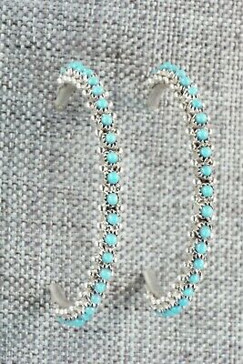 Turquoise & Sterling Silver Earrings - Stephen Haloo