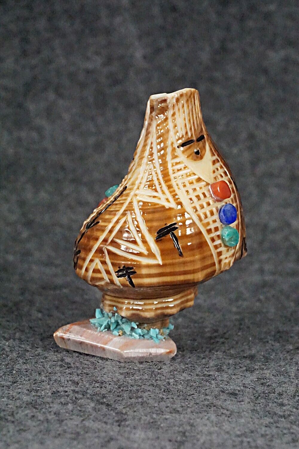 Corn Maiden Zuni Fetish Carving - Gloria Chattin