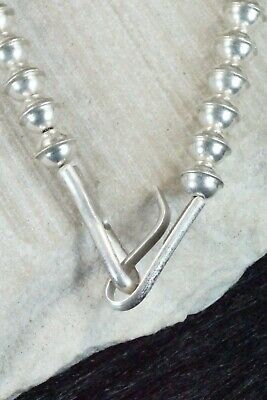 Turquoise & Sterling Silver Squash Blossom Set - Lavell Byjoe