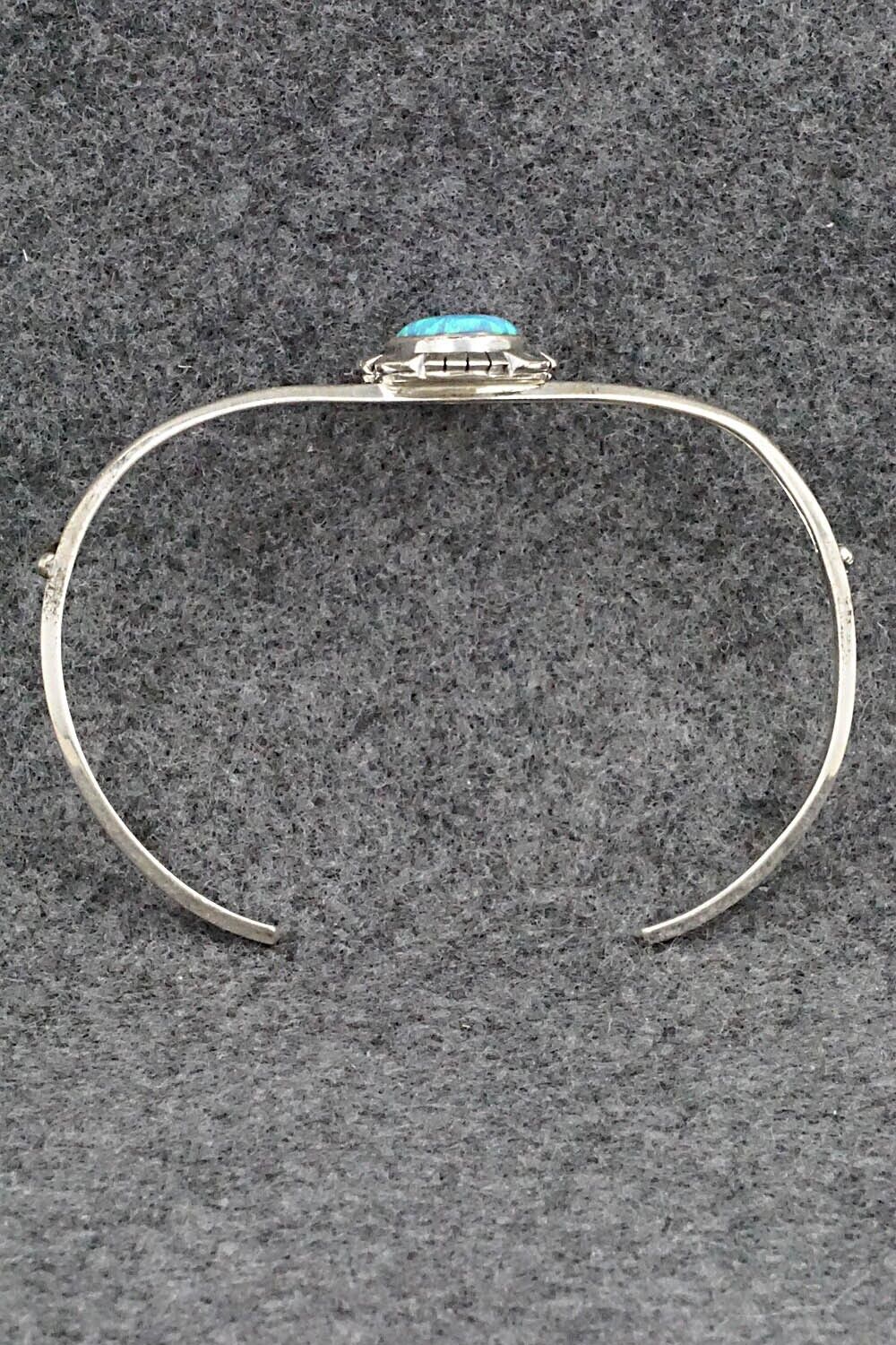 Opalite & Sterling Silver Bracelet - Amos Begay
