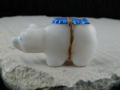 Bear Zuni Fetish Carving- Danny Booqua - High Lonesome Trading