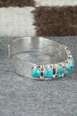 Turquoise and Sterling Silver Bracelet - Darleen Begay