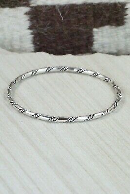 Sterling Silver Bangle Cuff - Elaine Tahe