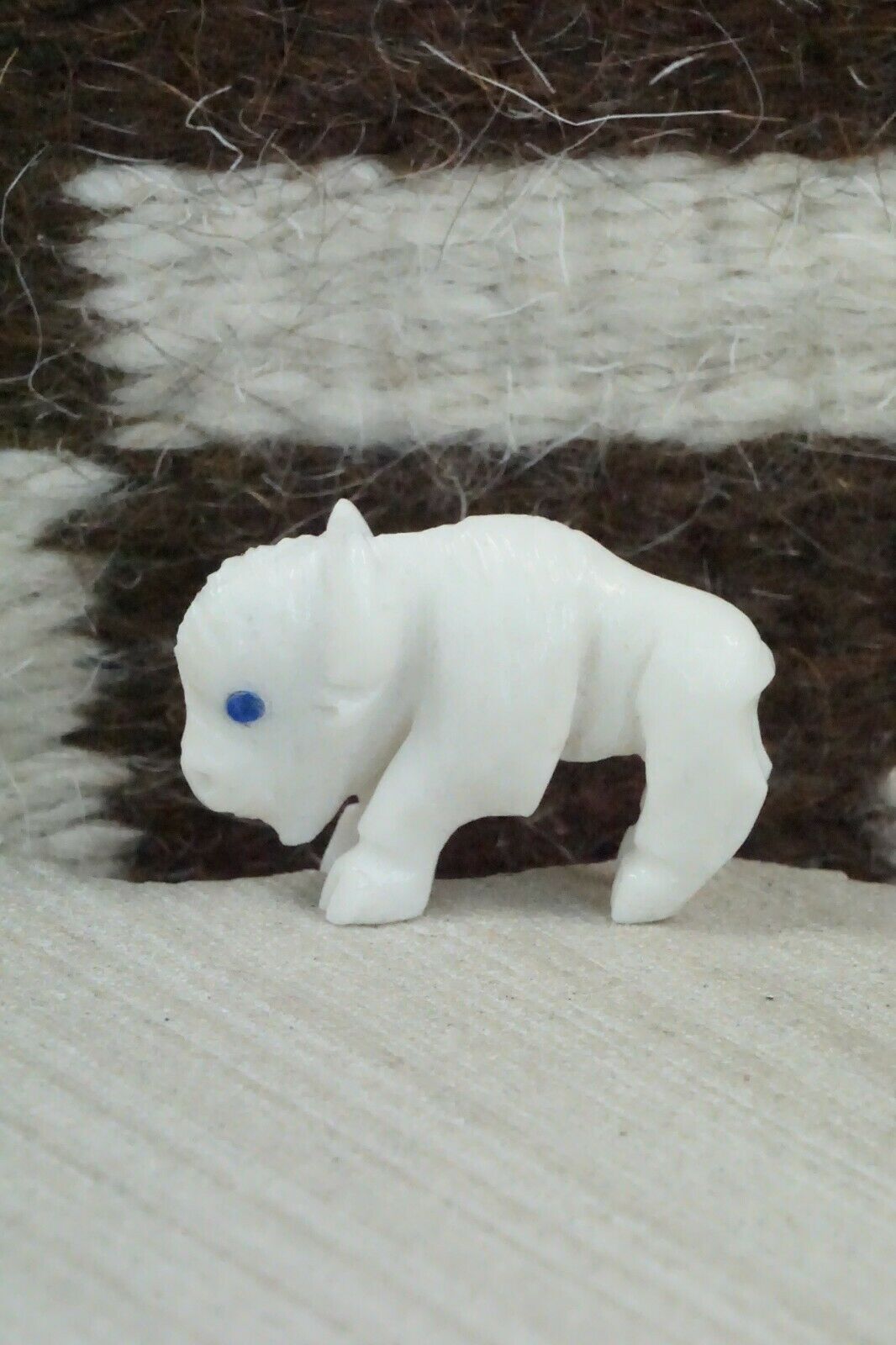 Buffalo Zuni Fetish Carving - Jonas Hustito