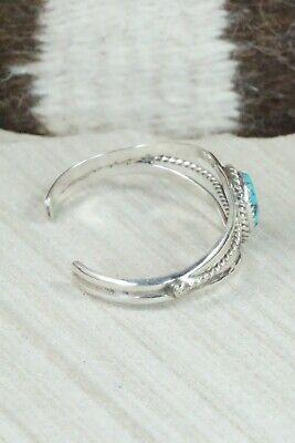 Turquoise & Sterling Silver Bracelet - Lenora Begay - High Lonesome Trading