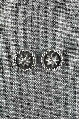 Navajo Sterling Silver Earrings - Etta Larry