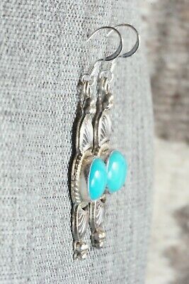 Turquoise & Sterling Silver Earrings - Michael Calladitto