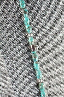 Turquoise & Sterling Silver Necklace - Native American