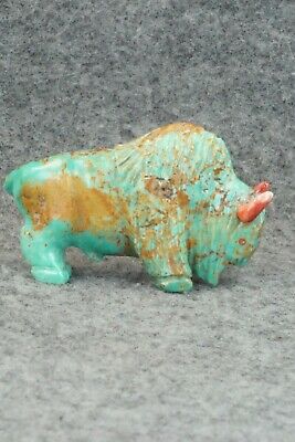 Buffalo Zuni Fetish Carving - Andres Quandelacy