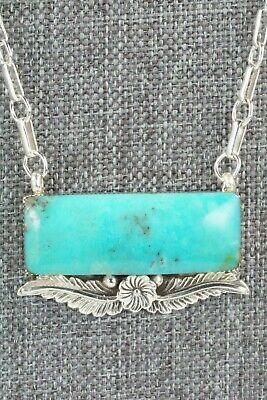 Turquoise & Sterling Silver Necklace - Greg Yazzie