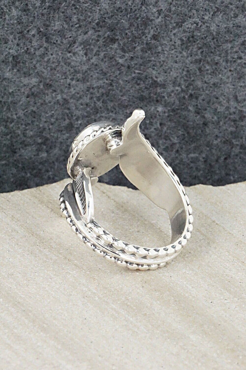 Opalite & Sterling Silver Ring - Thomas Yazzie - Size 6.75