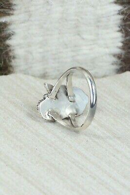 Spiny Oyster & Sterling Silver Ring - Genevieve Francisco - Size 7.75 - High Lonesome Trading